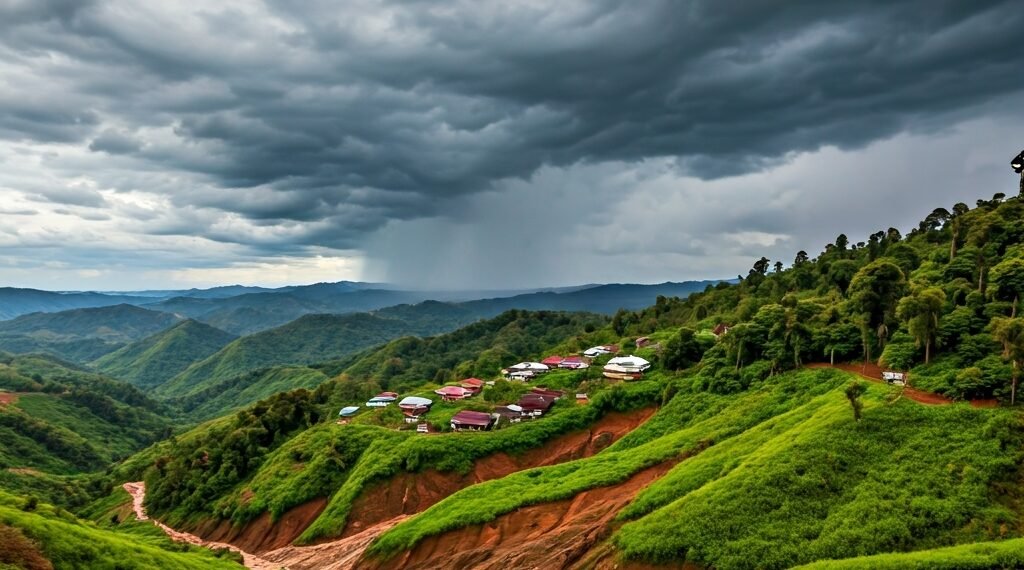 NASA Peringatkan Longsor di Utara Bontang Akibat Hujan Ekstrem, Warga Diminta Waspada