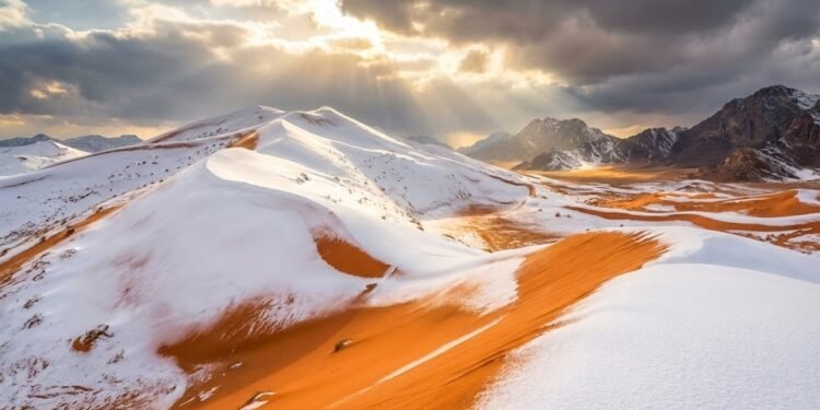 Arab Saudi Memutih: Antara Anomali Iklim dan Nubuat ‘Tanah Arab Kembali Hijau’ - Utama