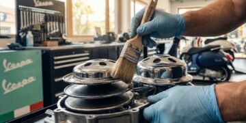 Seni Merawat Vespa Matic: Bebaskan Gredek, Nikmati Perjalanan Halus - Utama