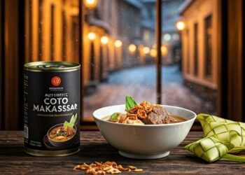 Kaleidoskop 2025: Dari Warung Tenda ke Meja Eropa, Coto Makassar Menjelajah Dunia dalam Kaleng