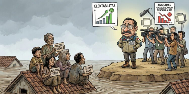 Tragedi Siklon Senyar: Birokrasi Gagap, Relawan Tumbang, Pejabat dan Wakil Rakyatnya Sibuk Ngonten