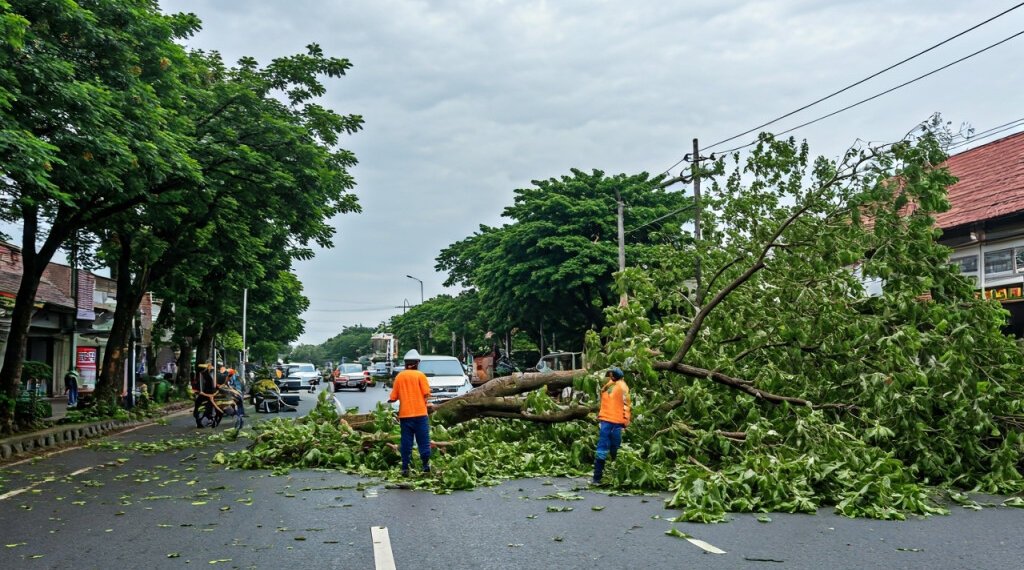 Makassar Siaga Pohon Tumbang: DLH Aktifkan Posko dan Layanan Darurat Antisipasi Cuaca Ekstrem