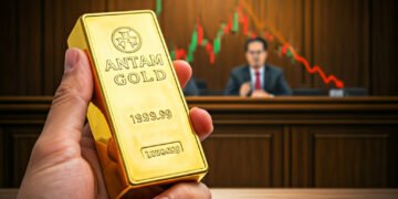 Harga Emas Antam Anjlok, Cek Rincian Penurunan dan Pajak per 17 Januari 2026