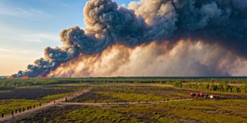 Kebakaran Lahan Meulaboh Meluas 10 Hektare, Kabut Asap Ancam Kesehatan