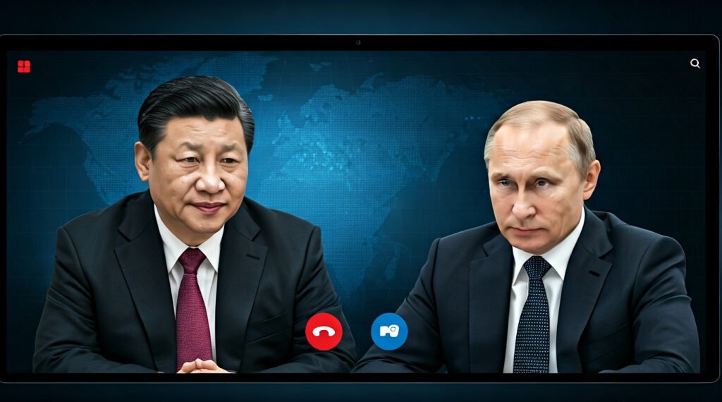 Xi Jinping dan Putin Perkuat Kemitraan Strategis Lewat Video Call: Bahas AS dan Krisis Global