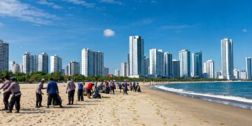 Polri Sulsel Tindak Lanjuti Arahan Presiden Prabowo: Bakti Sosial Bersih-Bersih Pantai Losari dan Istana Balla Lompoa