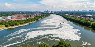 Racun Pestisida Cemari Sungai Cisadane: Meluas 22,5 Km, Air PDAM Berbau Minyak