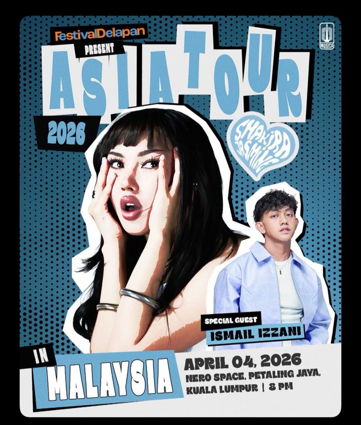 Festival Delapan Presents: Shakira Jasmine Siap Mengguncang Kuala Lumpur dalam Konser Spektakuler “Asia Tour 2026” - image 1