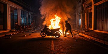 Tawuran Maut di Makassar: Dua Pemuda Luka Parah, Motor Dibakar Massa Akibat Dendam Lama