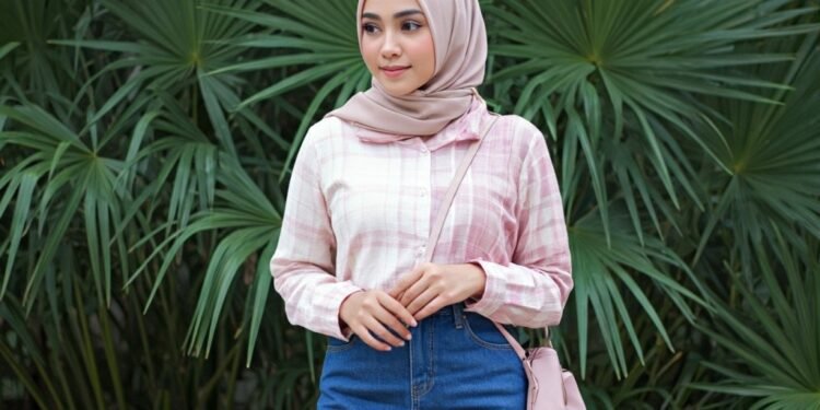 8 Ide OOTD Hijab Nuansa Pink Manis ala Amira Thallya yang Bikin Gemes! - Featured