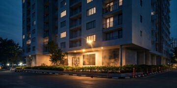 Api dari Panel Listrik Basement Picu Kebakaran Apartemen Mediterania Jakarta Barat