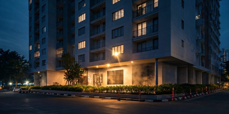 Api dari Panel Listrik Basement Picu Kebakaran Apartemen Mediterania Jakarta Barat - Featured