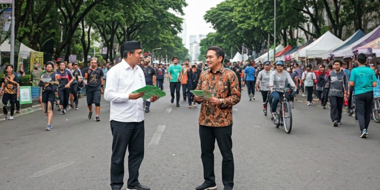 CFD Rasuna Said Diharapkan Rutin, Gubernur Ajak Cinta Laura Kampanyekan Pilah Sampah di Jakarta - Featured
