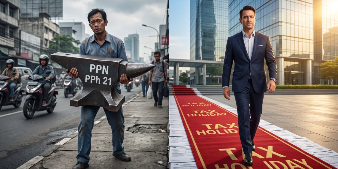 Beban Pajak Kelas Menengah 2026: Saat Korporasi Dapat Karpet Merah