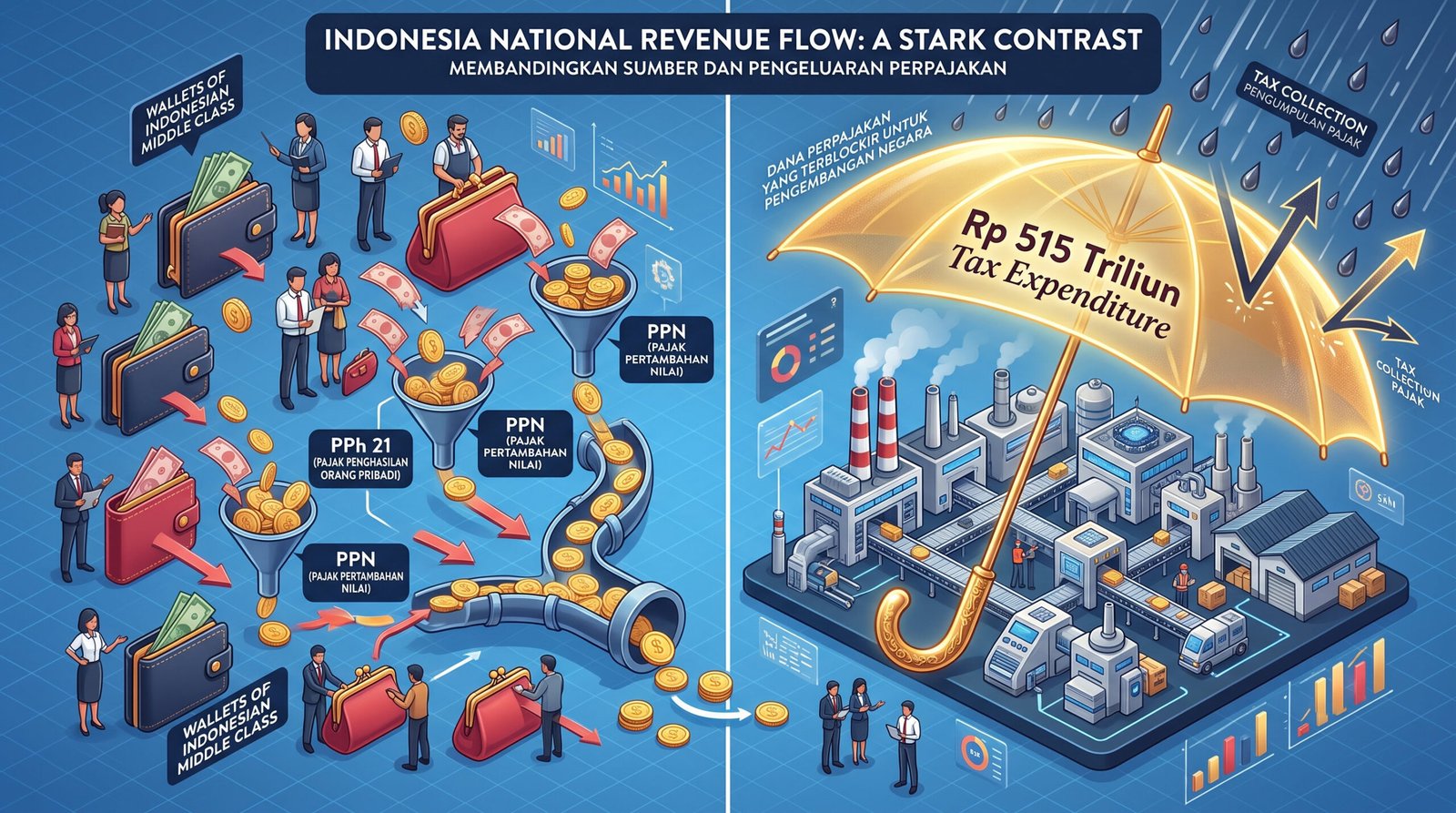 Beban Pajak Kelas Menengah 2026: Saat Korporasi Dapat Karpet Merah Beban Pajak Kelas Menengah 2026: Saat Korporasi Dapat Karpet Merah - image 1