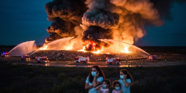 Kebakaran TPA Jatiwaringin Lumpuhkan 154 Warga dengan ISPA, Dinkes Tangerang Bentuk Posko Darurat Kebakaran TPA Jatiwaringin Lumpuhkan 154 Warga dengan ISPA, Dinkes Tangerang Bentuk Posko Darurat - Featured