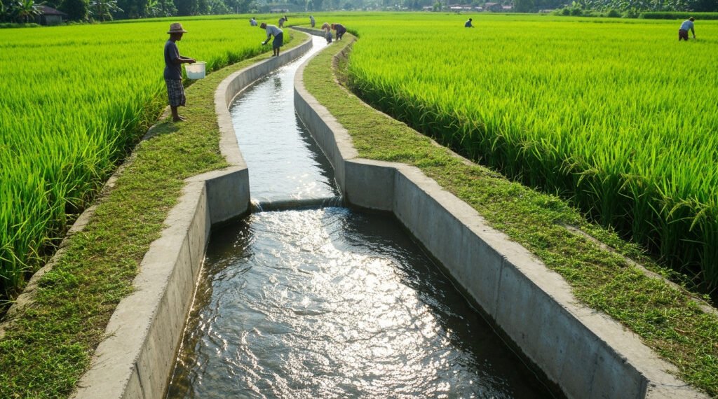 Rehabilitasi Irigasi Lengkong Pini Dimulai: Harapan Baru Produktivitas 828 Hektare Sawah di Luwu