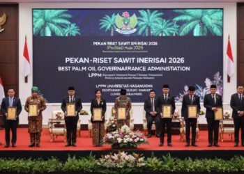 LPPM Unhas Dianugerahi Pengelola Riset Sawit Terbaik oleh BPDP di Perisai 2026