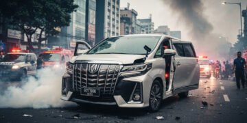 Alphard Terobos Lampu Merah Bundaran HI, Pengemudi Anggota Polri Terancam Denda Rp 1 Juta