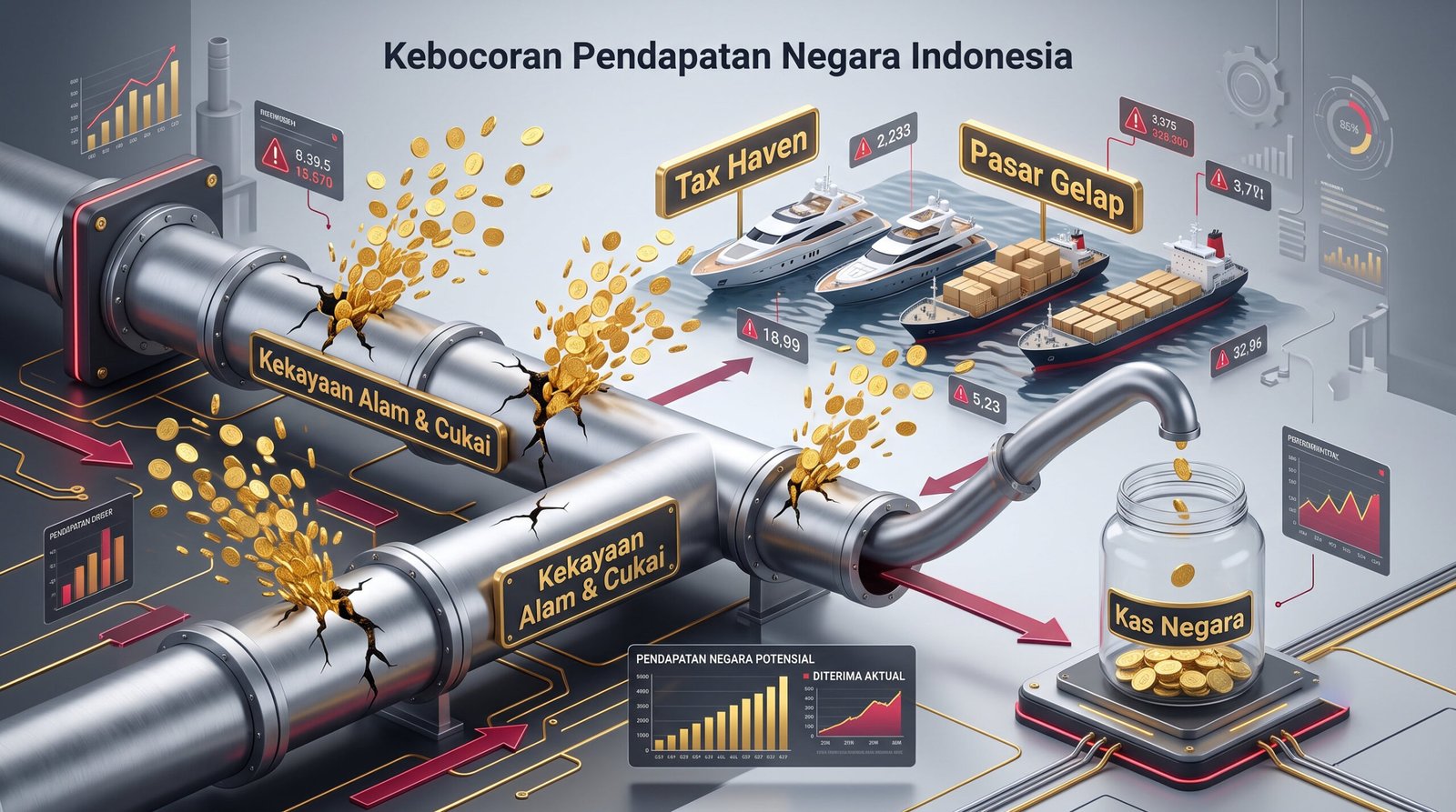 Anatomi Kebocoran Triliunan Rupiah: Saat Negara Gagal Memajaki Oligarki dan Sektor Ekstraktif Anatomi Kebocoran Triliunan Rupiah: Saat Negara Gagal Memajaki Oligarki dan Sektor Ekstraktif - image 1