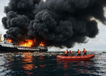 KMP Mutiara Sentosa 2 Terbakar di Perairan Sumenep: Kesaksian Pilu Korban Selamat dan Jerih Payah Tim SAR