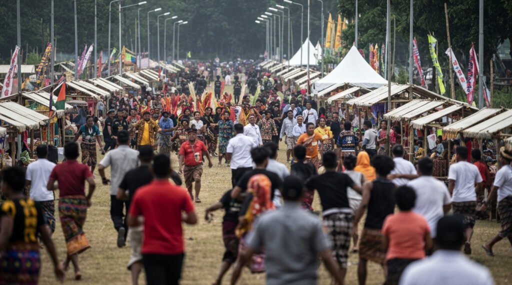 Gemparkan Festival Budaya Lembah Baliem, Insiden Penembakan Picu Kepanikan Massal