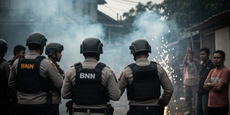 Penggerebekan Kampung Bahari: Bos Narkoba MR Ditangkap Pasca Aksi Perlawanan Sengit Penggerebekan Kampung Bahari: Bos Narkoba MR Ditangkap Pasca Aksi Perlawanan Sengit - Featured