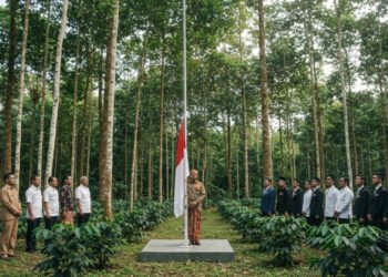 Upacara HUT Ke-81 RI Unik di Hutan Lindung Parigi Moutong: Simbol Kecintaan Bangsa dan Ajakan Jaga Lingkungan
