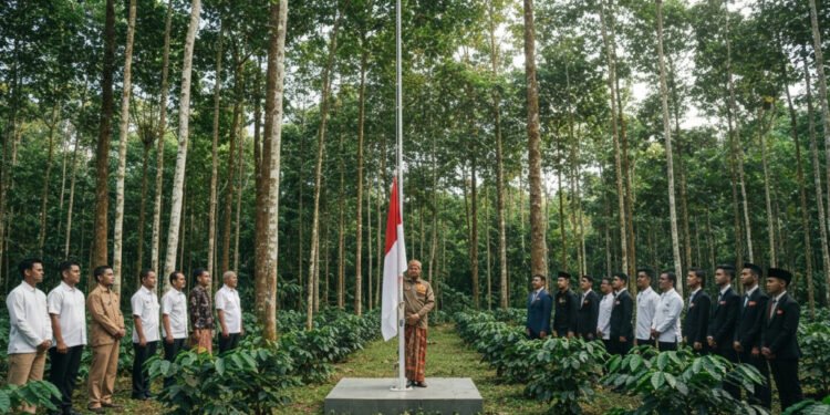 Upacara HUT Ke-81 RI Unik di Hutan Lindung Parigi Moutong: Simbol Kecintaan Bangsa dan Ajakan Jaga Lingkungan Upacara HUT Ke-81 RI Unik di Hutan Lindung Parigi Moutong: Simbol Kecintaan Bangsa dan Ajakan Jaga Lingkungan - Featured