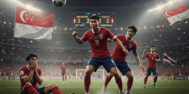 Singapura Tersingkir dari Piala AFF 2026: Gavin Lee Akui ‘Kejamnya’ Sepak Bola Pasca Kekalahan Agregat dari Thailand Singapura Tersingkir dari Piala AFF 2026: Gavin Lee Akui ‘Kejamnya’ Sepak Bola Pasca Kekalahan Agregat dari Thailand - Featured