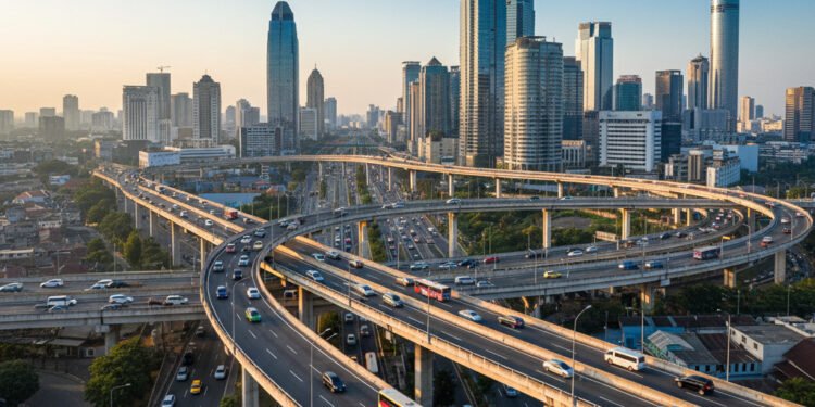 Jalan Tol Harbour Road II: Sang Raksasa Tertinggi Jakarta, Investasi Rp15 Triliun untuk Urai Macet Utara Jabodetabek - Featured