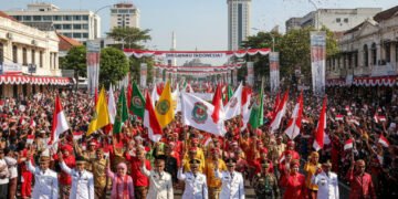 Defile Akrab 1.157 Peserta MTQ VIII KORPRI Nasional 2026 Ramaikan Makassar