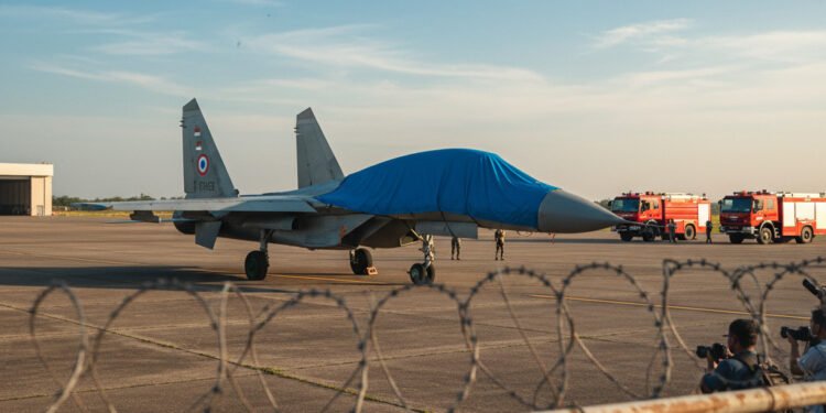 Jet Tempur Sukhoi TNI AU Tergelincir di Lanud Hasanuddin: Kronologi, Kondisi Terkini, dan Jejak Visual Jet Tempur Sukhoi TNI AU Tergelincir di Lanud Hasanuddin: Kronologi, Kondisi Terkini, dan Jejak Visual - Featured