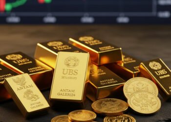 Harga Emas di Pegadaian Melonjak: Antam, UBS, dan Galeri24 Kompak Naik Hari Ini