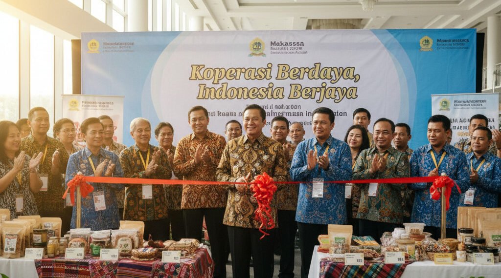 Makassar Cooperative Expo 2026 Dibuka: Memperkuat Koperasi sebagai Pilar Ekonomi Rakyat