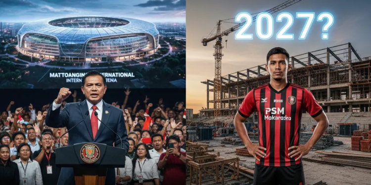 Gubernur Sulsel Desak Percepatan Mattoanging: Mampukah PSM Makassar Pulang Kandang 2027? - Featured
