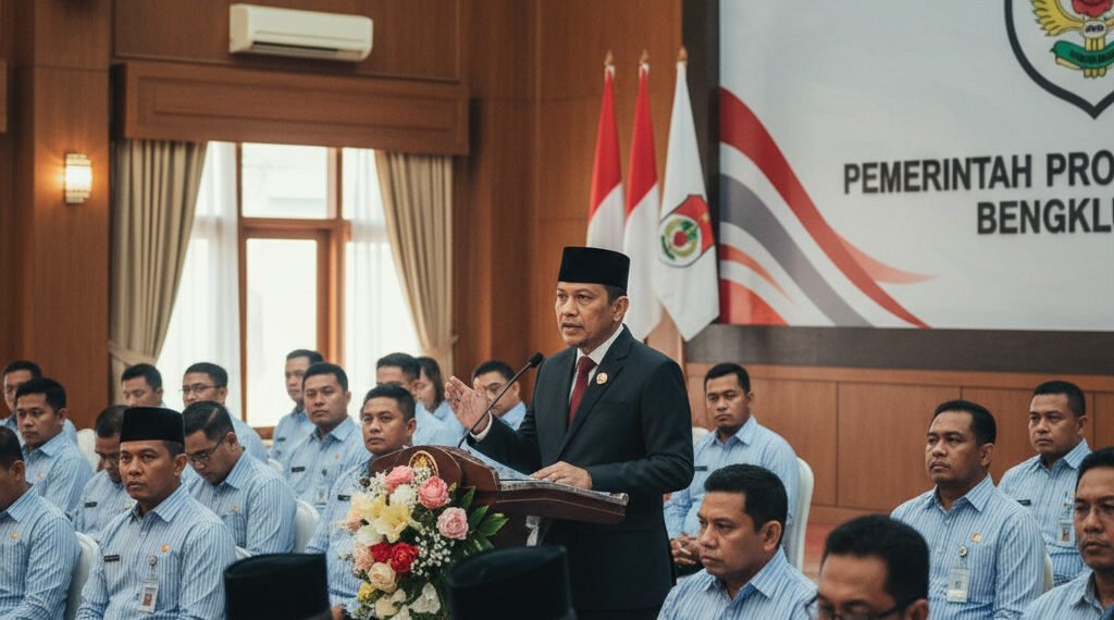 Sekda Bengkulu Tegas: ASN Wajib Jauhi Joget Berseragam Dinas di Medsos