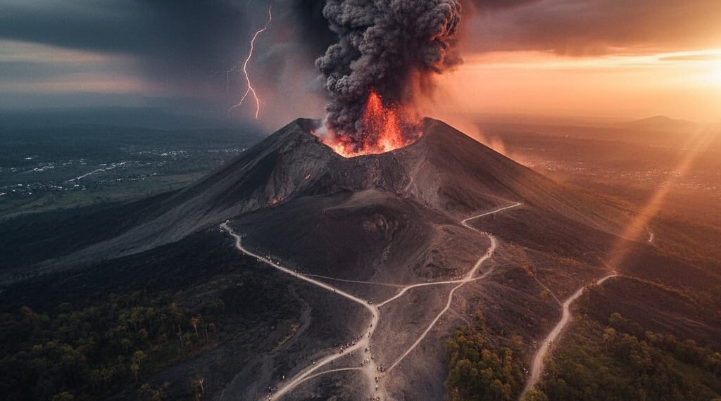 Status Siaga Gunung Sinabung: BNPB Imbau Warga Karo Segera Mengungsi