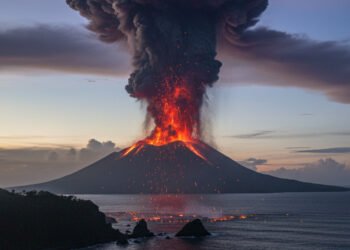 Abu Vulkanik Gunung Anak Krakatau Meluas ke Lima Provinsi, Penerbangan dan Kesehatan Terdampak – Status Siaga Tetap Berlaku