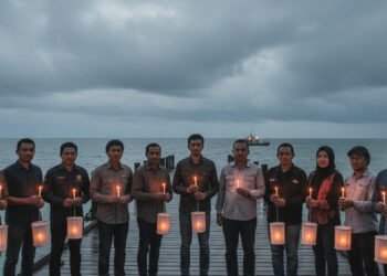 Doa Bersama Jurnalis Banten: Solidaritas dan Harapan untuk Rekan yang Hilang di Selat Sunda