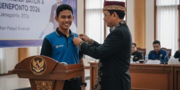 Bupati Jeneponto Resmikan Pelatihan Berbasis Kompetensi Batch 4, Targetkan 9 Program Unggulan Tingkatkan SDM