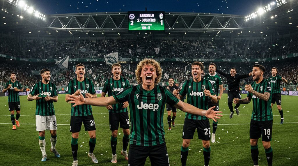 Jay Idzes Cetak Sejarah: Sassuolo Bungkam Juventus 3-2 dalam Laga Dramatis Liga Italia