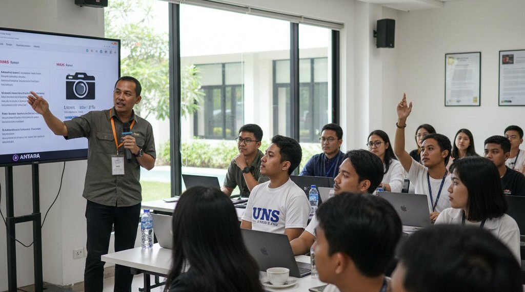 ANTARA Perkuat Jurnalisme Mahasiswa: Pelatihan di UNS Tingkatkan Kualitas Konten Edukatif