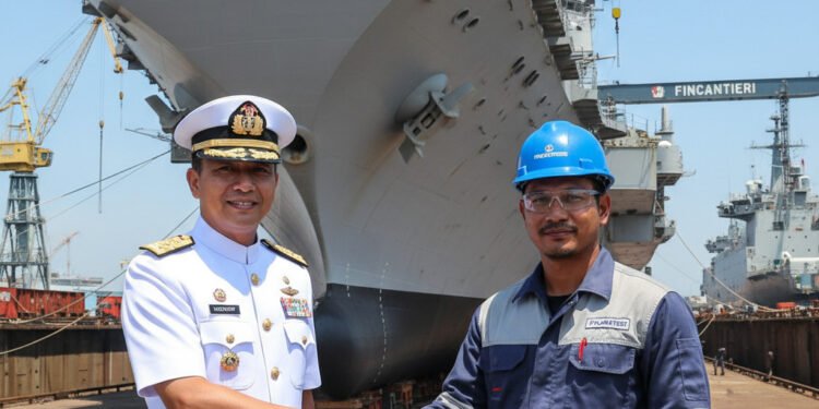 TNI AL Serahkan Kapal Induk Giuseppe Garibaldi ke PT PAL & Fincantieri untuk Retrofit: Detail Kerja Sama dan Potensi Operasional TNI AL Serahkan Kapal Induk Giuseppe Garibaldi ke PT PAL & Fincantieri untuk Retrofit: Detail Kerja Sama dan Potensi Operasional - Featured