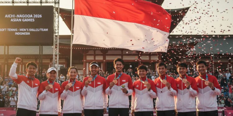Bangga! Indonesia Raih 5 Medali di Asian Games 2026 Nagoya, Jepang: Perunggu Soft Tennis dan Wushu Mengibarkan Merah Putih Bangga! Indonesia Raih 5 Medali di Asian Games 2026 Nagoya, Jepang: Perunggu Soft Tennis dan Wushu Mengibarkan Merah Putih - Featured