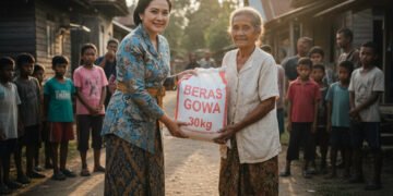 Bupati Gowa Serahkan Bantuan Pangan 30 Kg Beras untuk Warga Prasejahtera, Realisasi Juli-September 2026 Capai 76%
