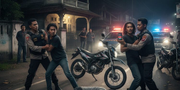 Ketua Geng Motor Warser dan Anggota Ditangkap saat Live TikTok di Makassar: Kronologi dan Dugaan Kejahatan Ketua Geng Motor Warser dan Anggota Ditangkap saat Live TikTok di Makassar: Kronologi dan Dugaan Kejahatan - Featured