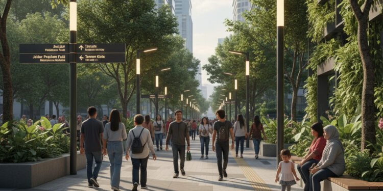 Makassar Percantik Kota: Revitalisasi Pedestrian Jalan Kajaolalido dan MH Thamrin Jadi Percontohan - Featured