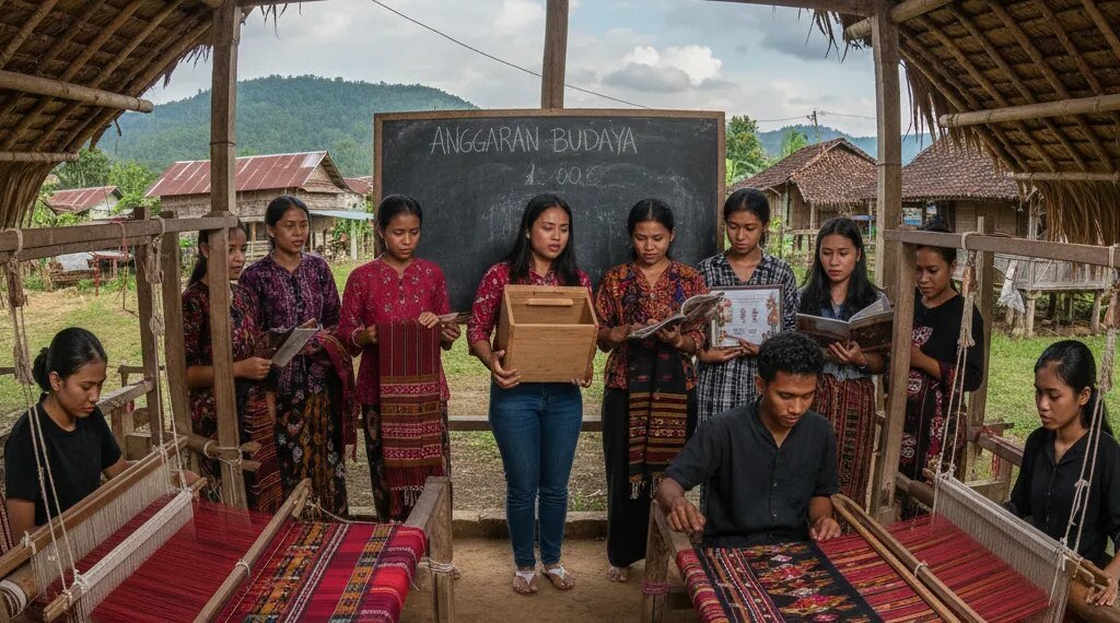 Melestarikan Tenun Sulawesi: Generasi Muda Hadapi Tantangan Anggaran Budaya