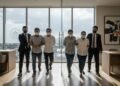 Lebaran 2026: Kemacetan Horor Tol Jakarta-Cikampek Akibat Puncak Arus Mudik dan Kecelakaan Lima orang, termasuk adik kepala BNPB, ditangkap oleh agen KPK di ruang kerja BNPB. Atmosfer tegang dengan perasaan kecepatan. Agen-agen berpakaian formal membawa para tersangka, yang berpakaian santa